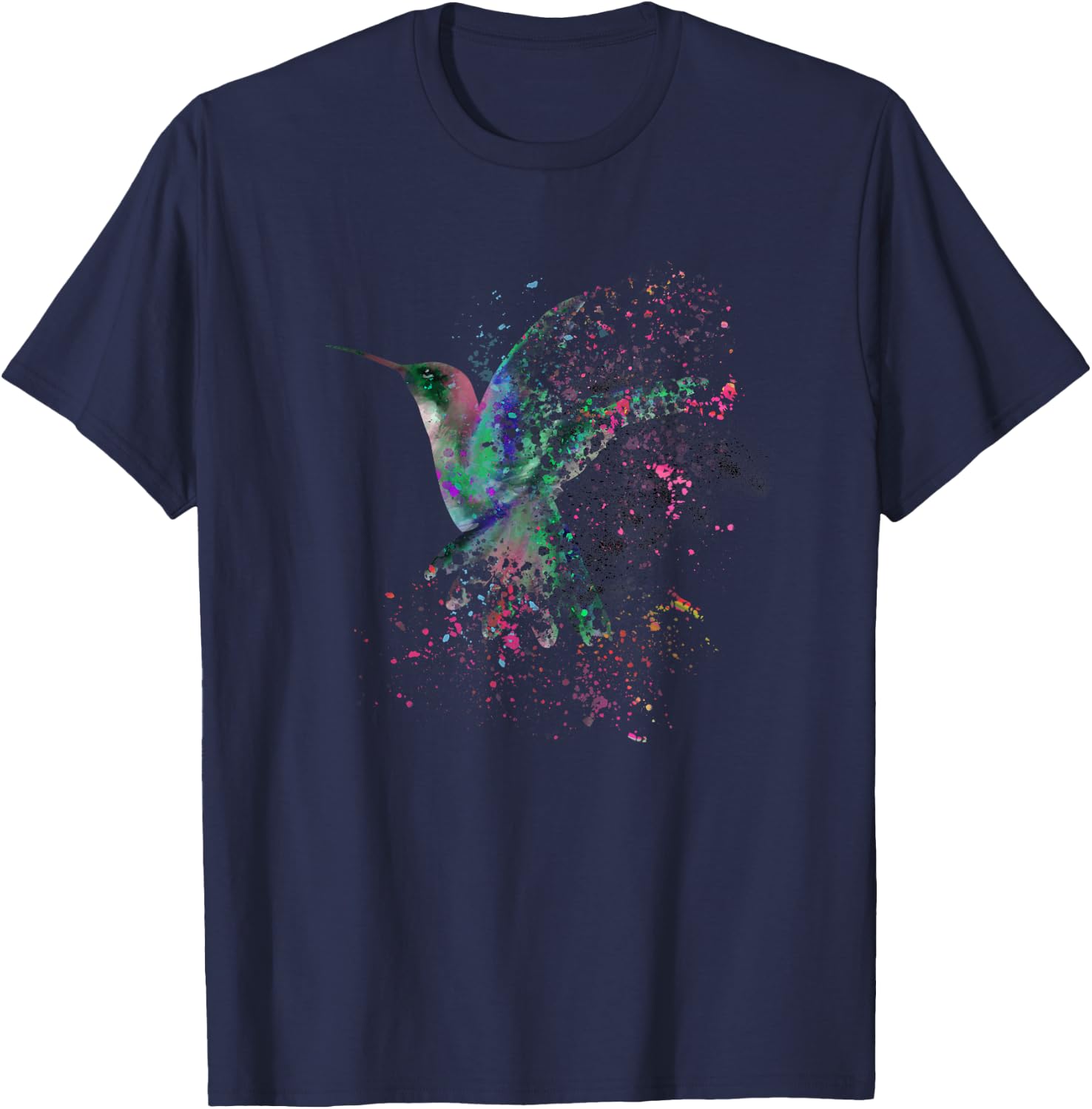 Nature Wildlife Birds Hummingbird Lover T-Shirt - T-Shirt | Navy