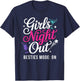 Girls Night Out Cute Matching Party T-Shirt - T-Shirt | Navy