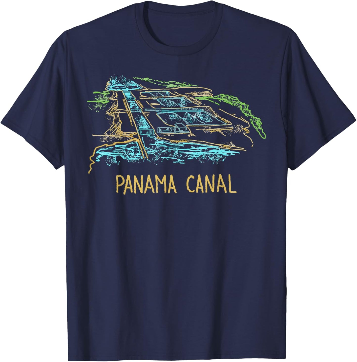Panama Canal T-Shirt - T-Shirt | Navy