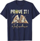 ENGLISH TEACHER Prove It Text Evidence #textevidence Men Women T-Shirt - T-Shirt | Navy