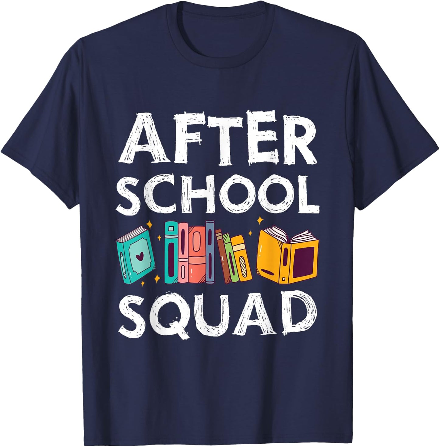 After School Squad Cool Teacher School Worker Teaching Staff T-Shirt - T-Shirt | Navy