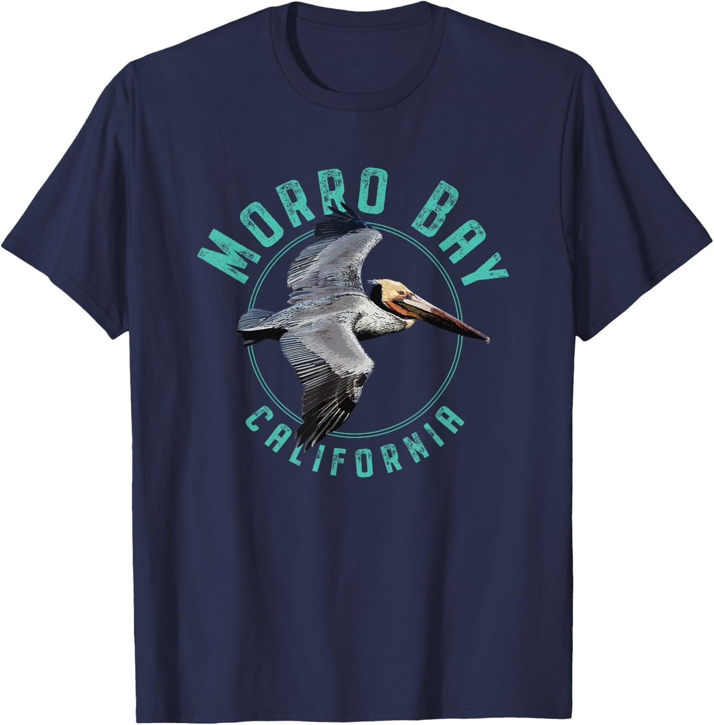 Morro Bay California T-Shirt - T-Shirt | Navy