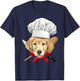 Labrador Chef Dog, Cooking Baking Lover T-Shirt - T-Shirt | Navy