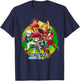 Hasbro BEYBLADE BURST QUADDRIVE -Kids Black Cotton 60% Polyester 40% Classic Fit Collarless Short Sleeve T-Shirt - T-Shirt | Navy