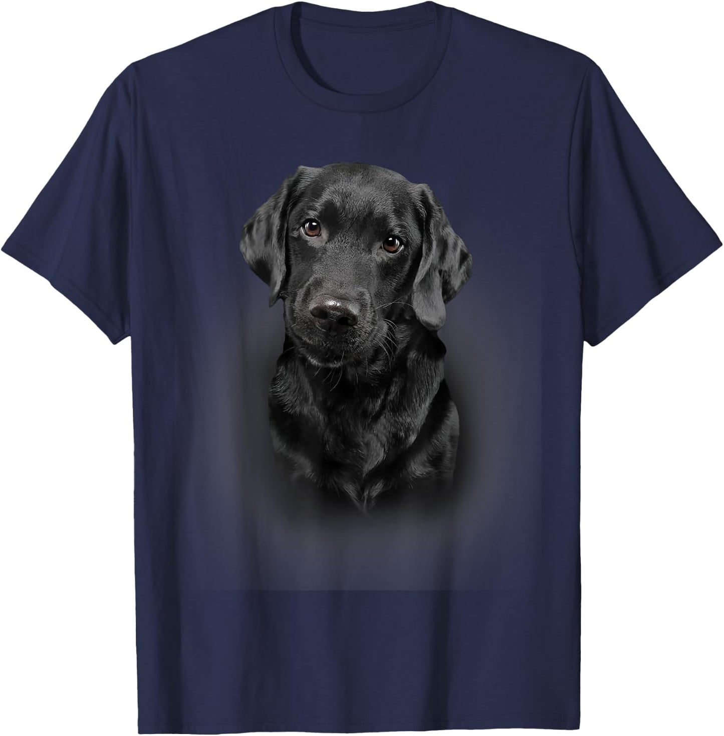 Black Labrador Dad Mom Retriever Lab Owner Dog Lover Cute T-Shirt - T-Shirt | Navy