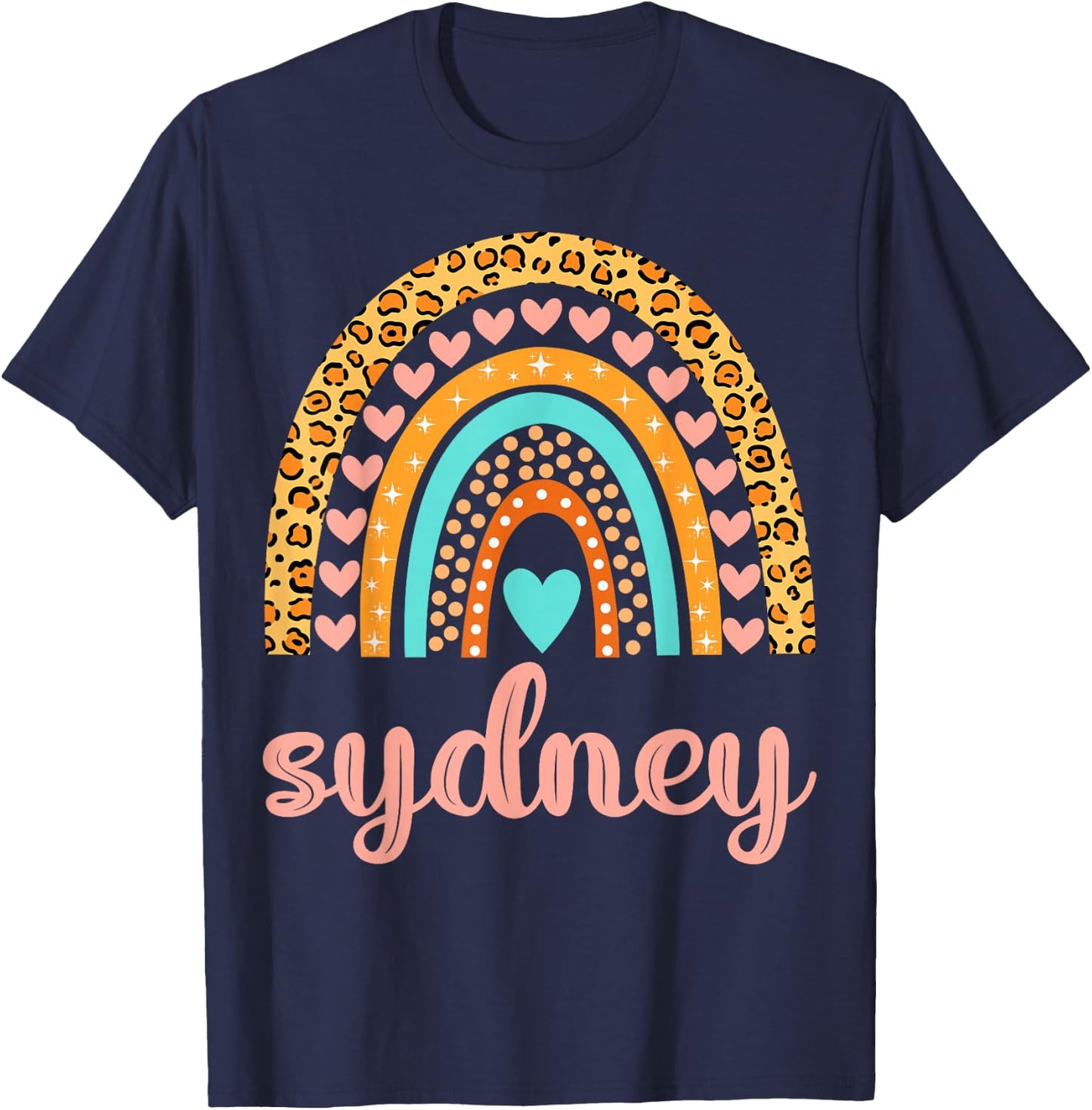 Sydney Sydney Name Birthday Shirt Gift T-Shirt - T-Shirt | Navy