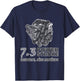 7.3 Power Stroke Because Size Matters T-Shirt - T-Shirt | Navy