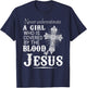 Christian Women I'm Covered By The Blood Of Jesus Christ T-Shirt - T-Shirt | Navy