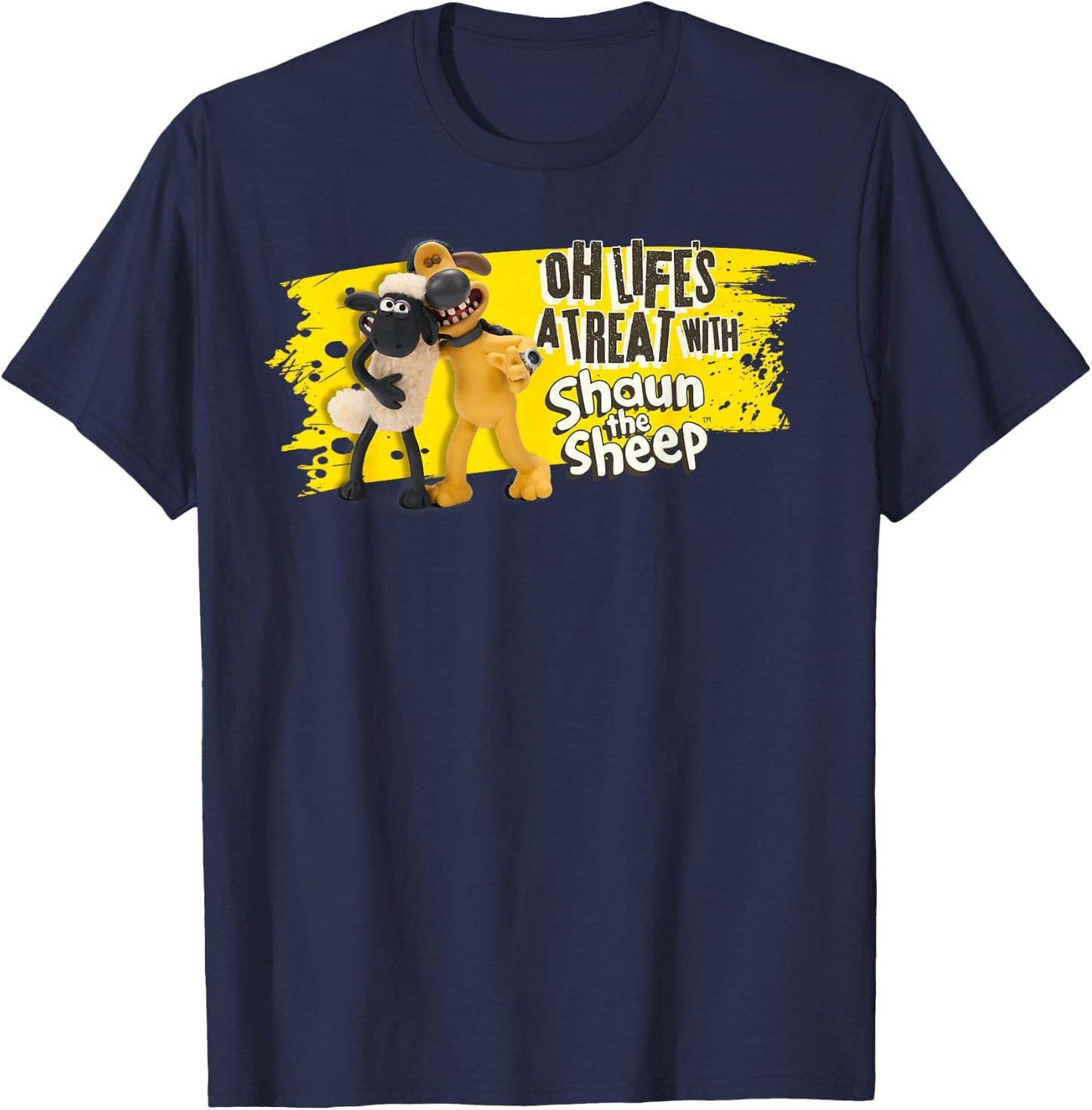 Shaun The Sheep: Life's a Treat T-Shirt - T-Shirt | Navy