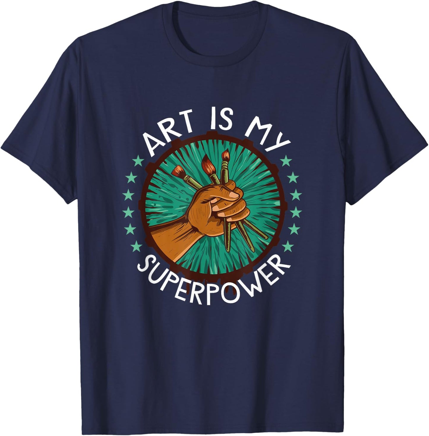 Artist Painting Painter Art Paint Art Teacher T-Shirt - T-Shirt | Navy