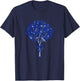 William Morris Tree of Life, Cobalt and Light Blue T-Shirt - T-Shirt | Navy