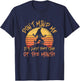 Vintage Don´t Mind Me Howling Werewolf Full Moon Halloween T-Shirt - T-Shirt | Navy