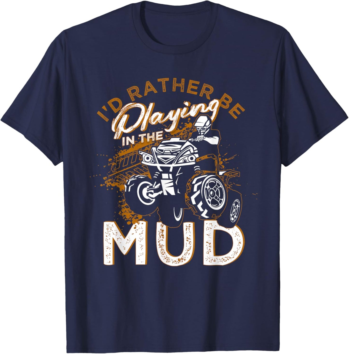 Quad motocross bike biker T-Shirt - T-Shirt | Navy