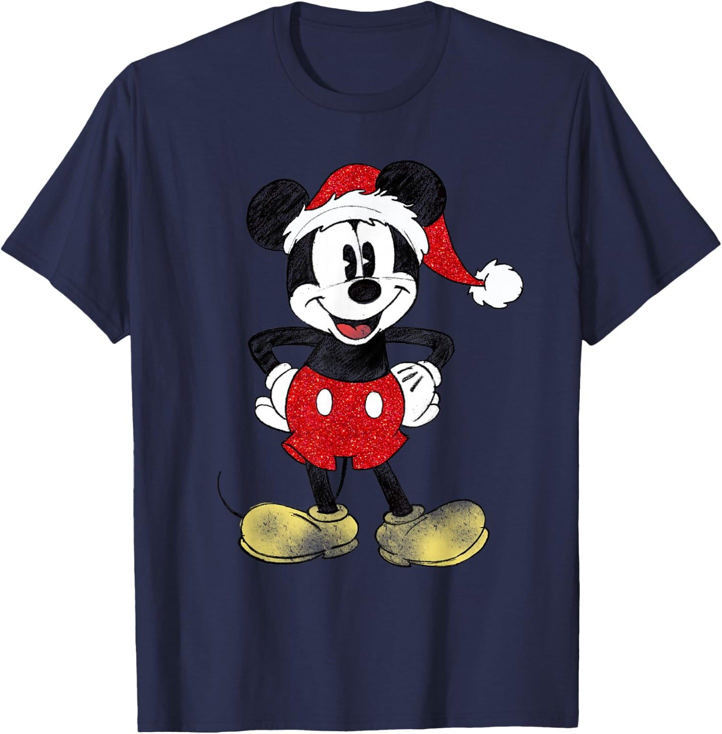 Disney - Holiday Mickey Mouse T-Shirt - T-Shirt | Navy