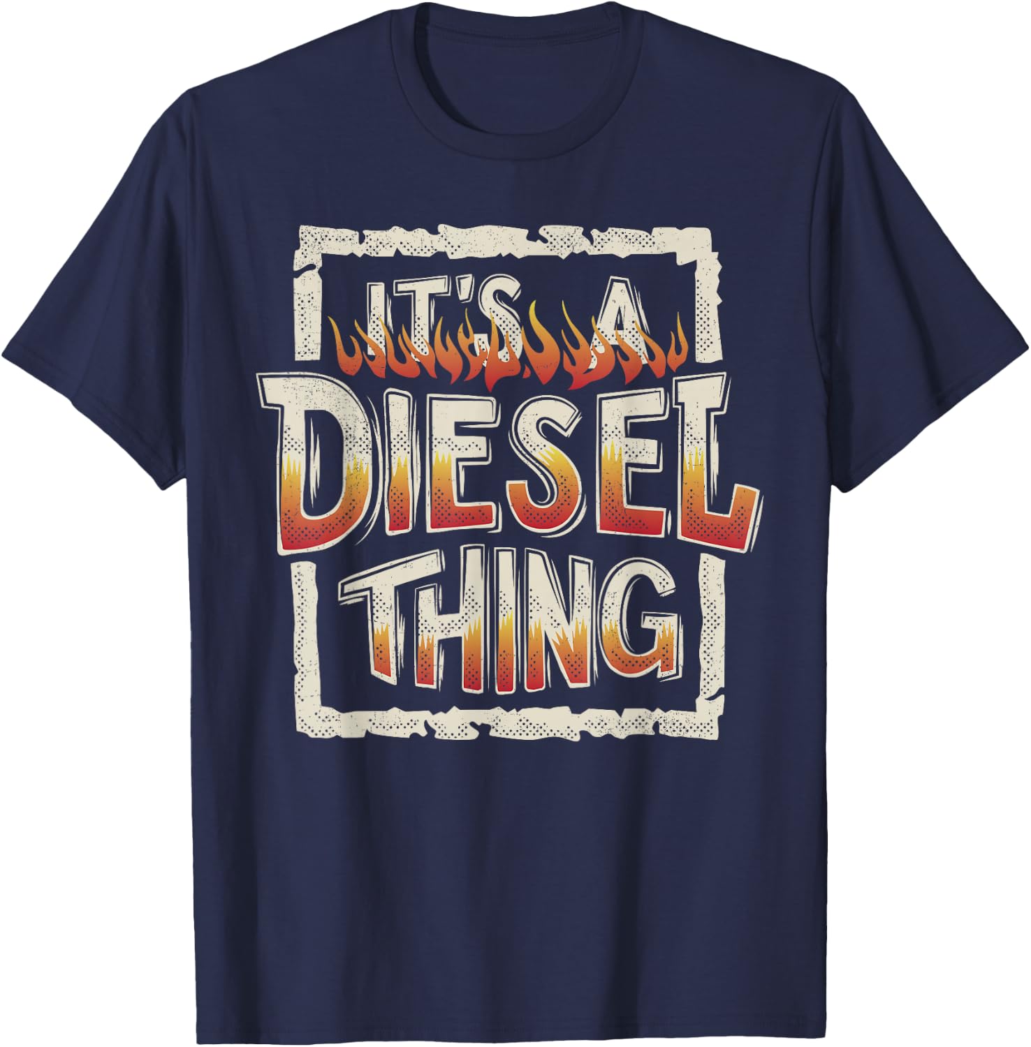 It's A Diesel Thing Trucker Truck Driver Mechanic Funny Men T-Shirt - T-Shirt | Navy