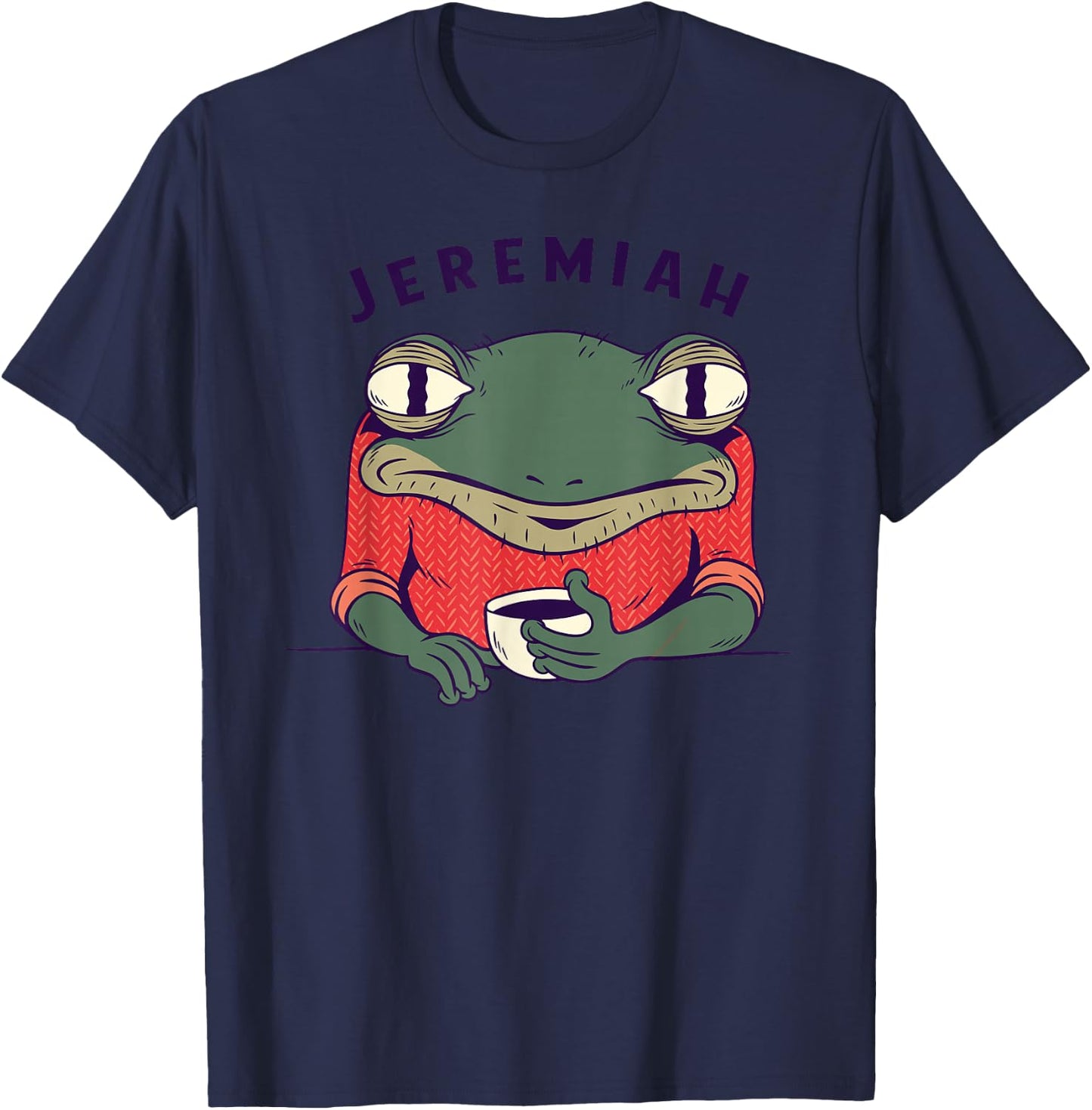 Music Lovers Funny Jeremiah The Bullfrog Retro Music T-Shirt - T-Shirt | Navy