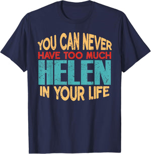 Funny Helen Personalised First Name Joke Item T-Shirt - T-Shirt | Navy