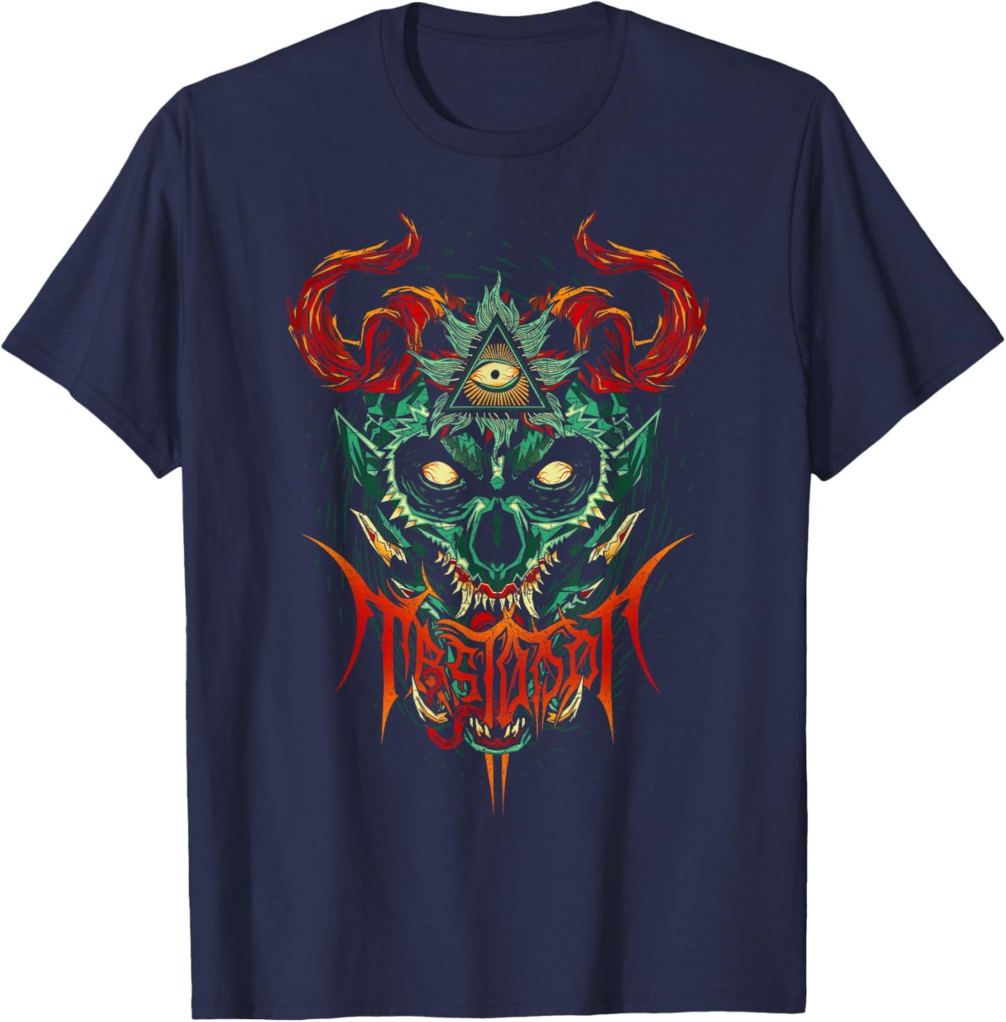 Mastodon – Leaf Beast T-Shirt - T-Shirt | Navy