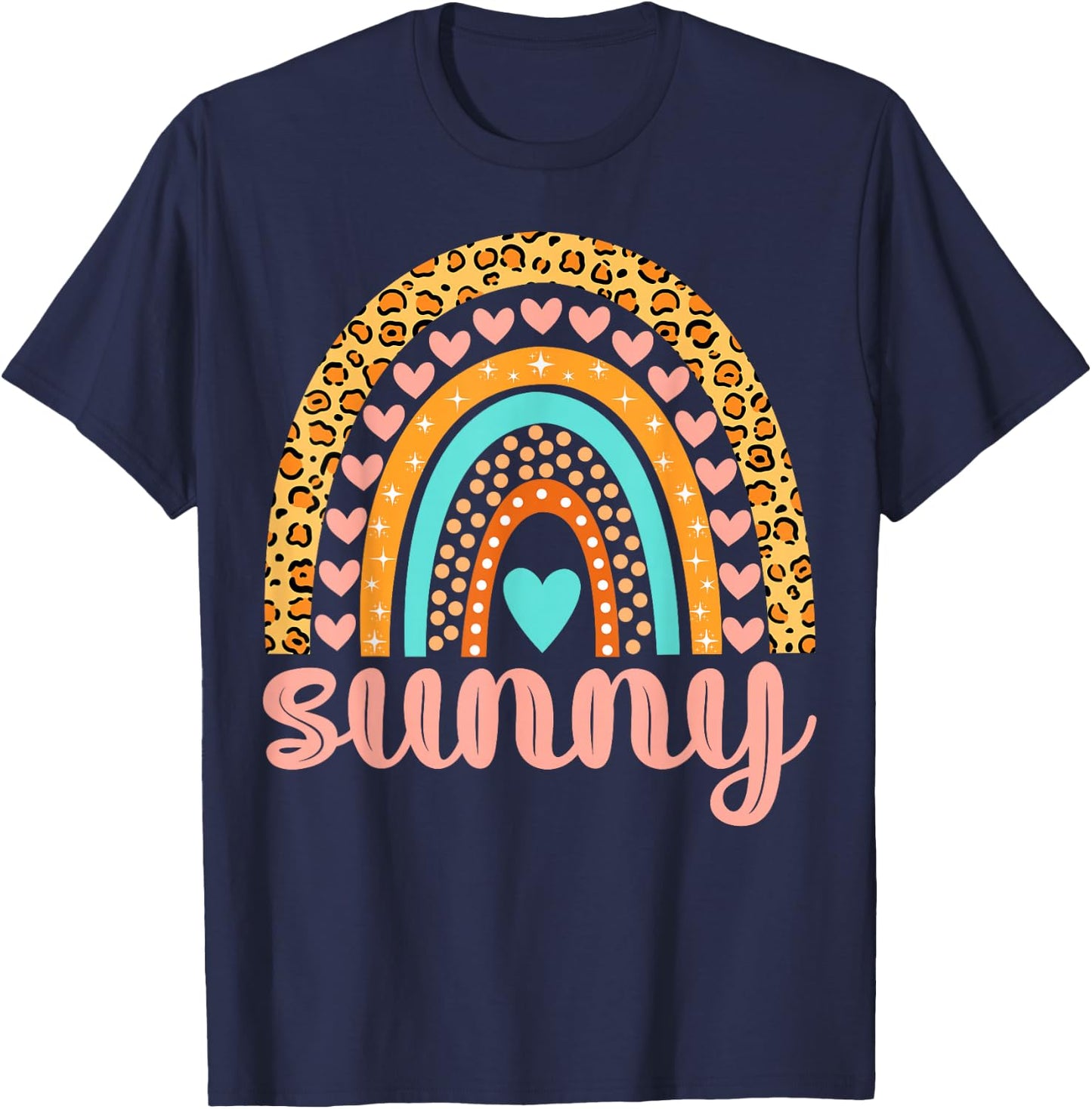 Sunny Sunny Name Birthday Shirt Gift T-Shirt - T-Shirt | Navy