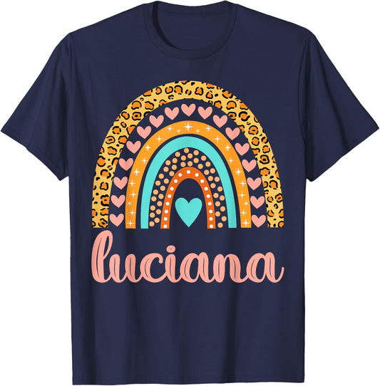 Luciana Luciana Name Birthday Shirt Gift T-Shirt - T-Shirt | Navy