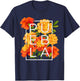 Flowers of Puebla Word Art - Poblano Pride T-Shirt - T-Shirt | Navy