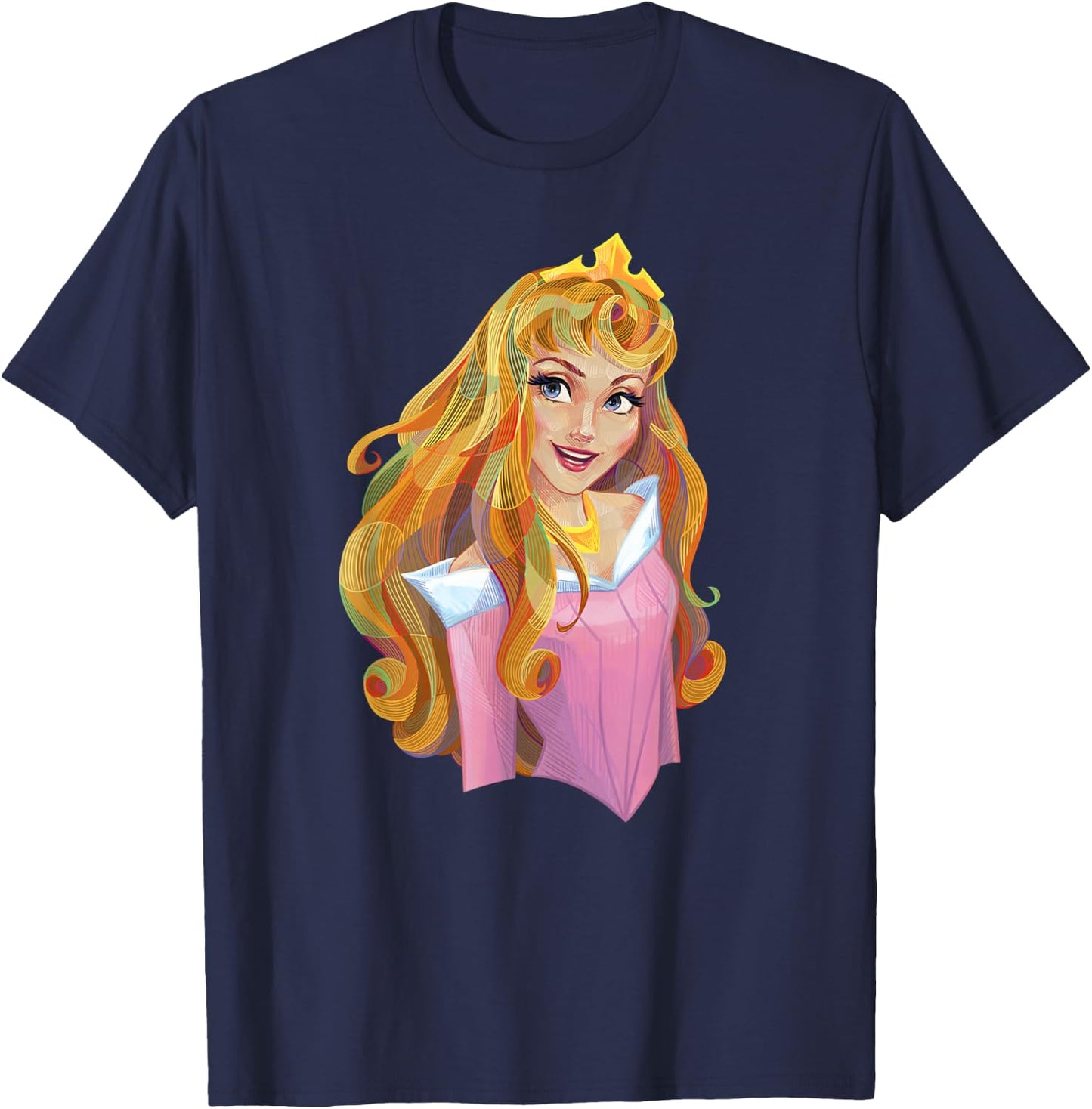 Disney Sleeping Beauty Princess Aurora Graphic T-Shirt - T-Shirt | Navy