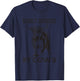 Easily Distracted By Cows Cow Farmer T-Shirt - T-Shirt | Navy