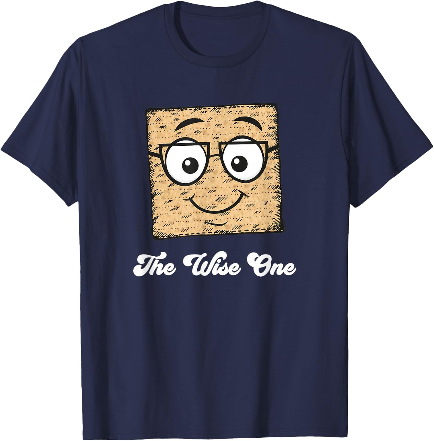 The Wise One Funny Passover Seder T-Shirt - T-Shirt | Navy