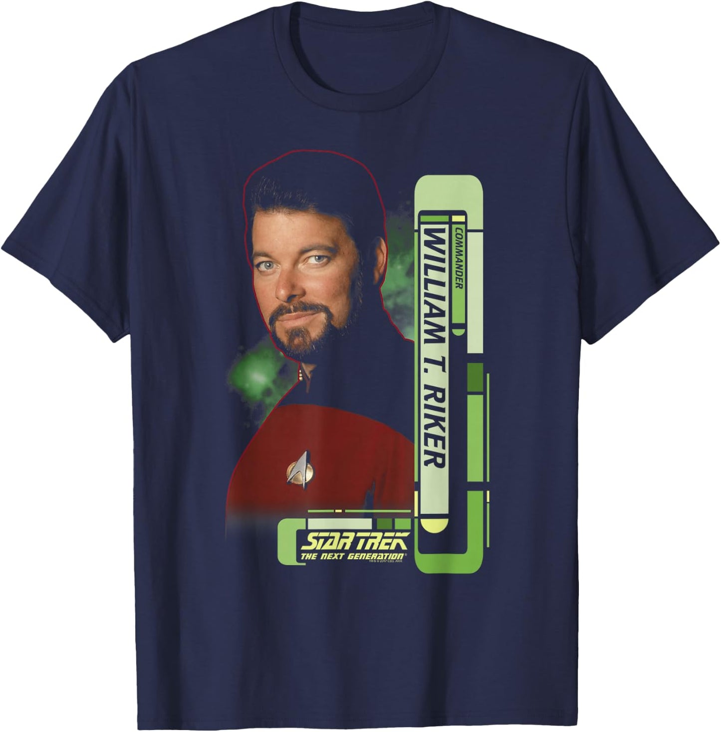 Star Trek Riker T-Shirt - T-Shirt | Navy