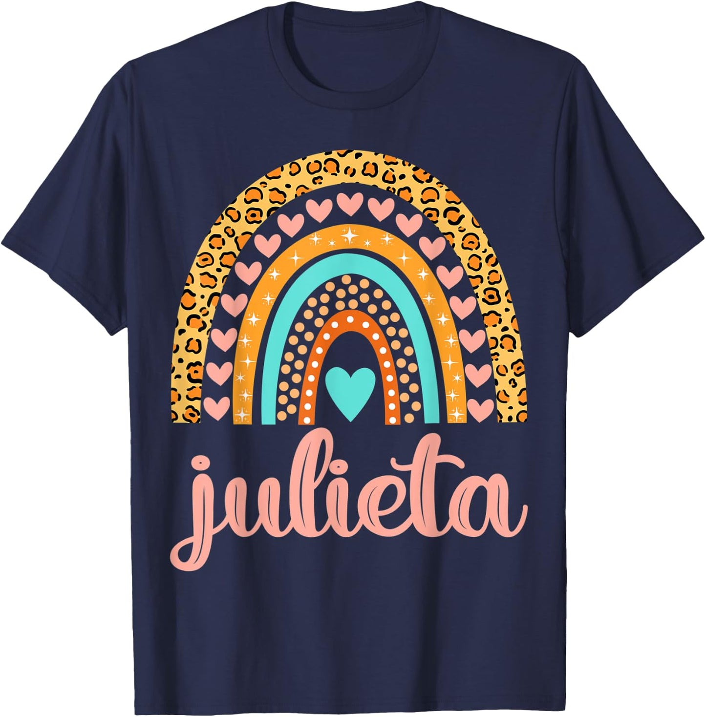 Julieta Julieta Name Birthday Shirt Gift T-Shirt - T-Shirt | Navy