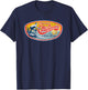 Vintage Retro Surf Style UCSD T-Shirt - T-Shirt | Navy
