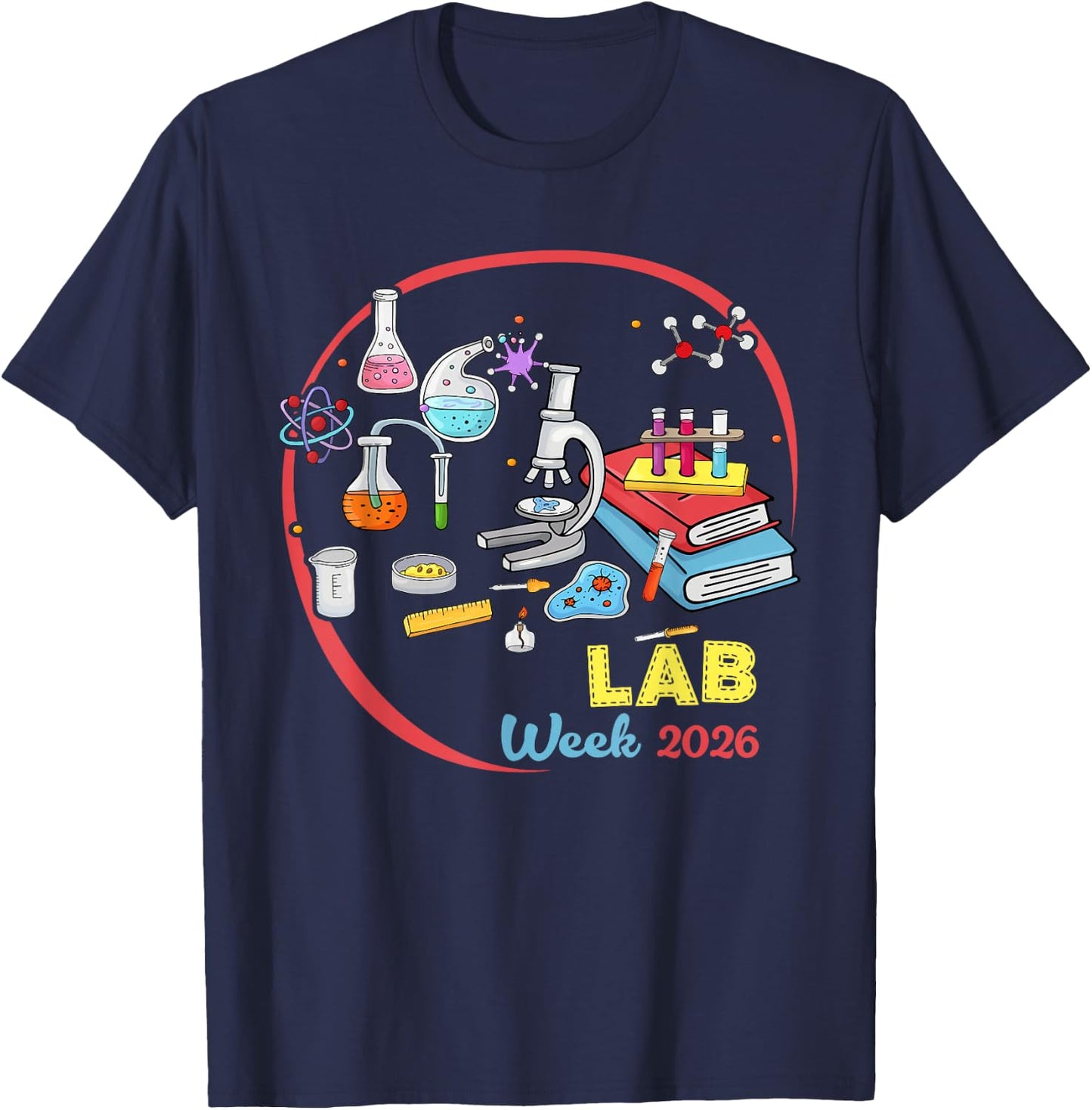 Lab Week 2026, Technologist T-Shirt - T-Shirt | Navy