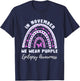 In November We Wear Purple Epilepsy Awareness Rainbow T-Shirt - T-Shirt | Navy