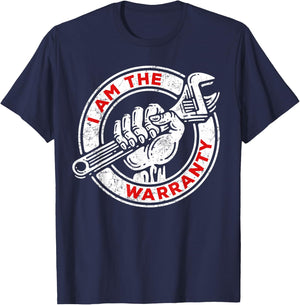 I Am The Warranty, Car Lover T-Shirt - T-Shirt | Navy