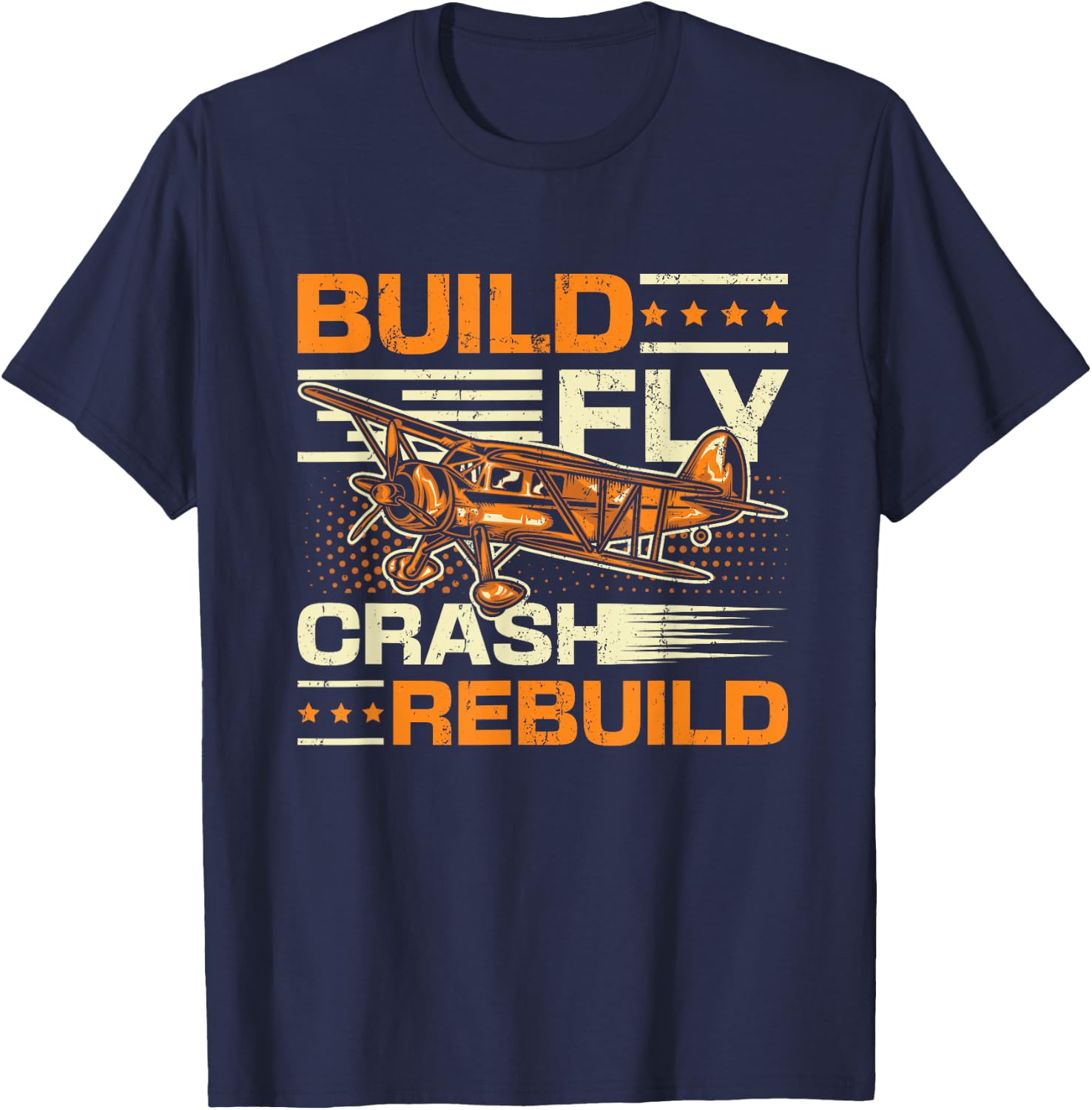 RC Pilot Model Airplane Pilot Model Flight Rc Airplane T-Shirt - T-Shirt | Navy