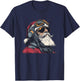 Santa Claus Pilot Costume for Boys and Girls T-Shirt - T-Shirt | Navy