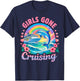 Girls Gone Cruising Women Cruise Vacation Bestie Trip T-Shirt - T-Shirt | Navy