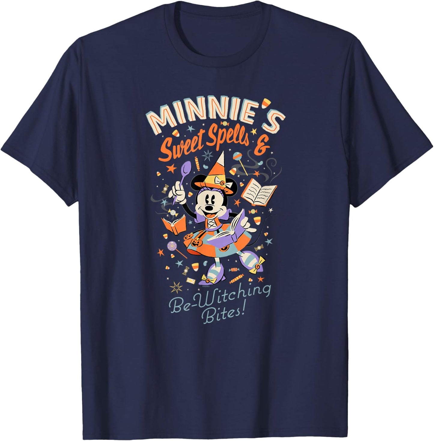 Disney Minnie’s Sweet Spells & Be-Witching Bites Halloween T-Shirt - T-Shirt | Navy