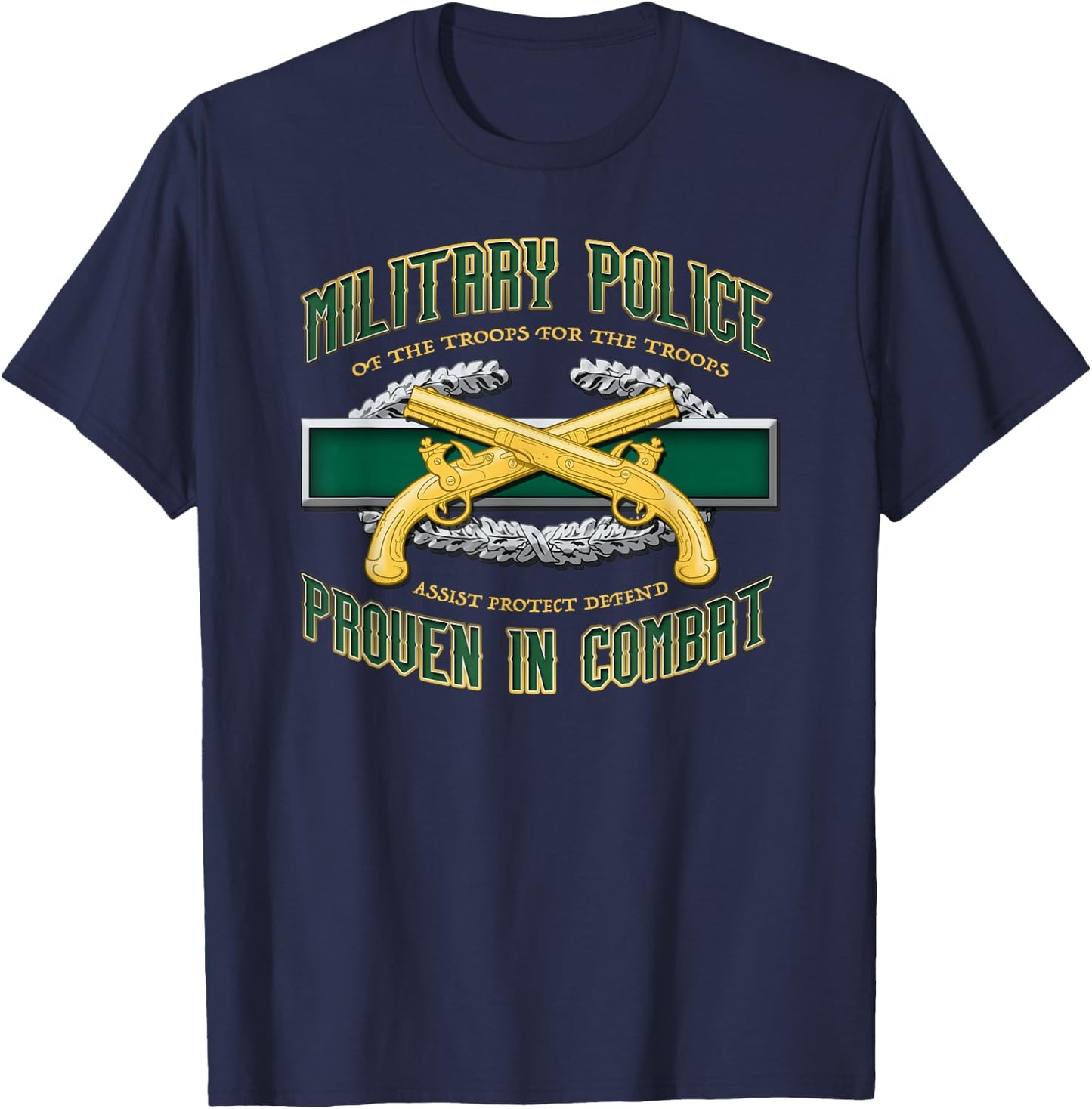 Military Police Proven in Combat T-Shirt - T-Shirt | Navy