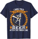 I was told there would be beer at the finish line - Runner T-Shirt - T-Shirt | Navy