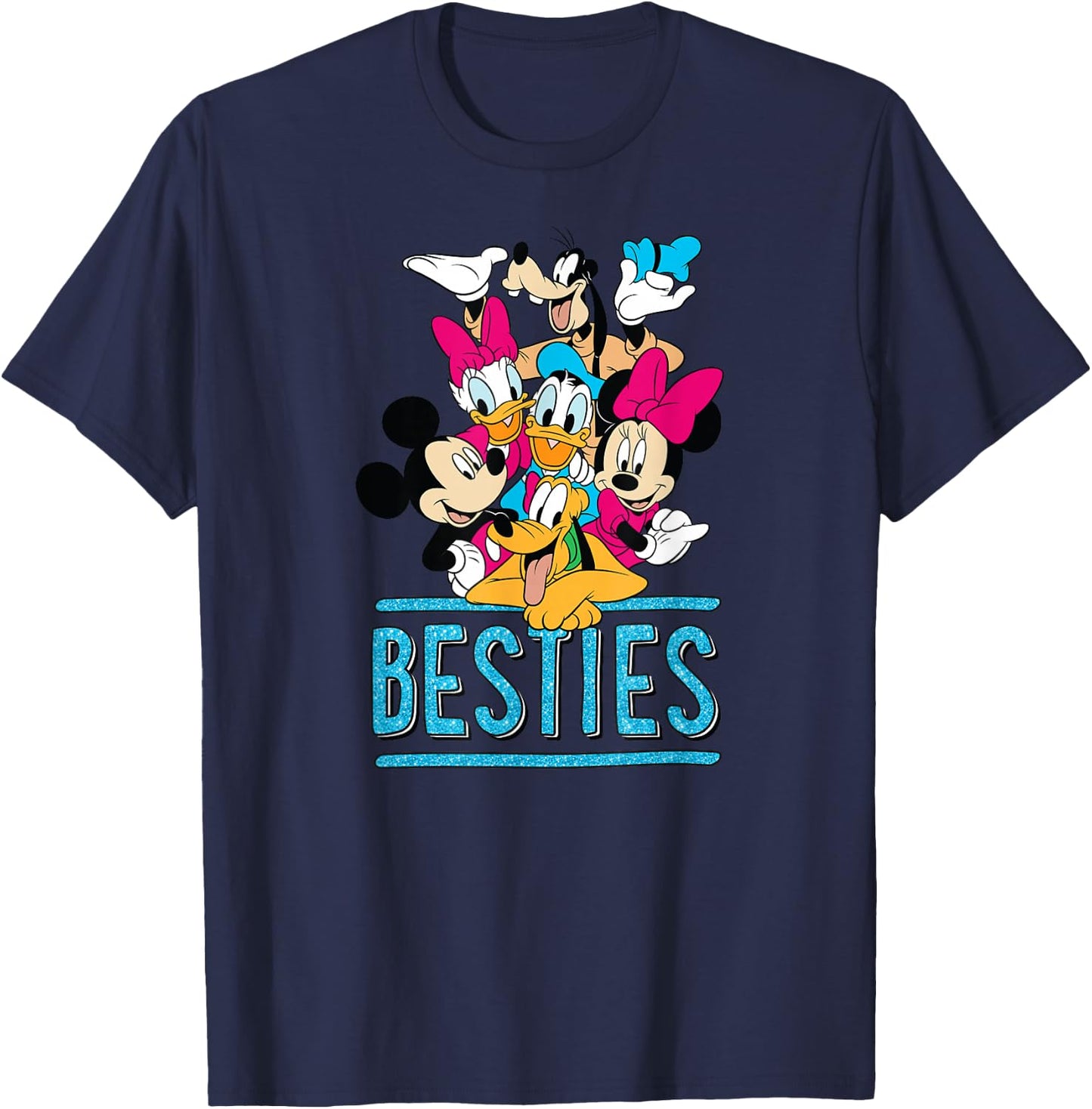 Disney - Mickey and Friends Besties T-Shirt - T-Shirt | Navy