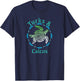 Turks & Caicos Vintage Tribal Turtle Gift T-Shirt - T-Shirt | Navy
