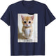 El Gato Meme Sad Crying Cat Munchkin Kitty Meme Men Women Girls Kids T-Shirt - T-Shirt | Navy