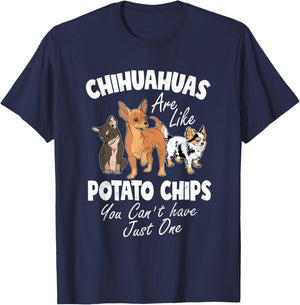 Funny Chihuahua Shirt Women Funny Chihuahua Gifts Chihuahuas T-Shirt - T-Shirt | Navy