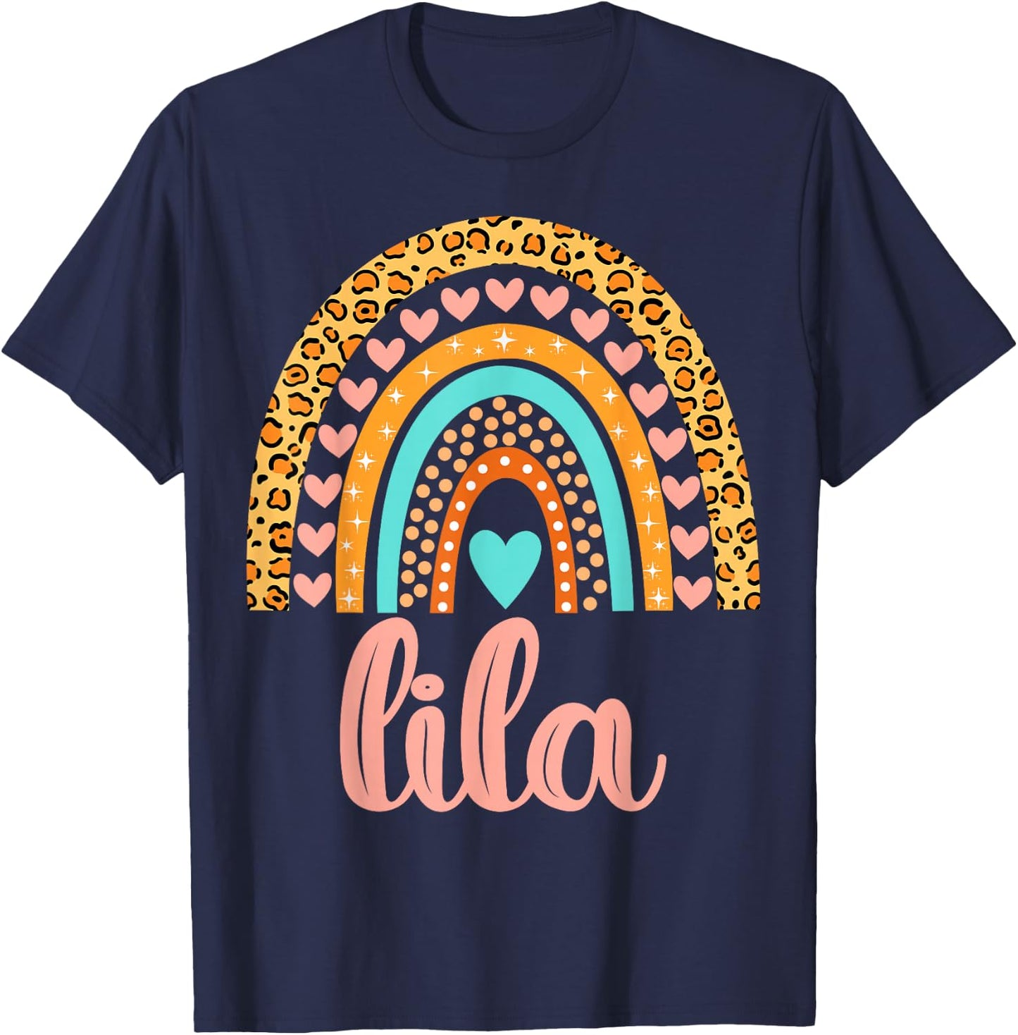 Lila Lila Name Birthday Shirt Gift T-Shirt - T-Shirt | Navy
