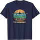KC-135 Stratotanker Vintage Sunset Air Refueling Airplane T-Shirt - T-Shirt | Navy
