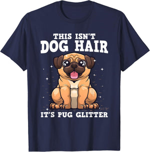 Funny Pug Design Men Kids Pug Dog Animal Lovers T-Shirt - T-Shirt | Navy