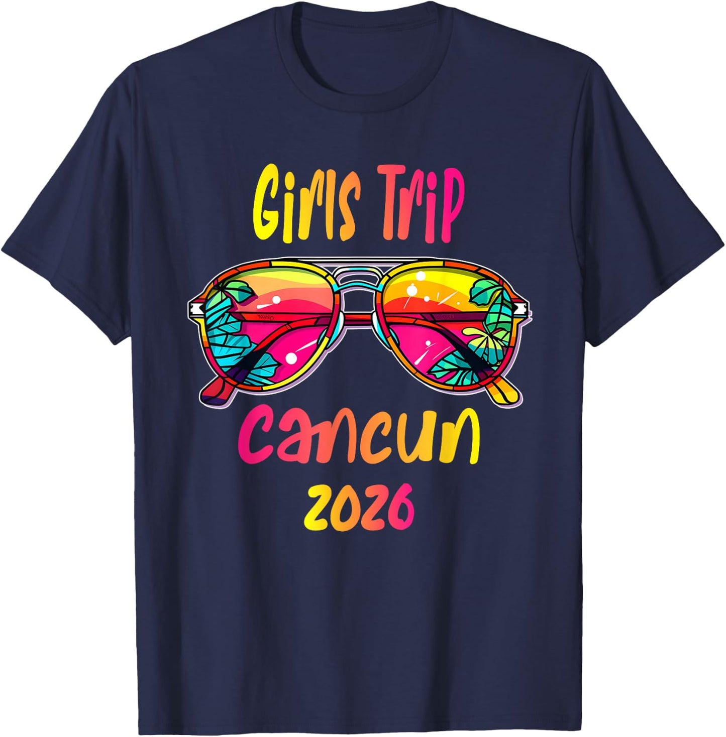 Girls Trip Cancun 2026 T-Shirt - T-Shirt | Navy
