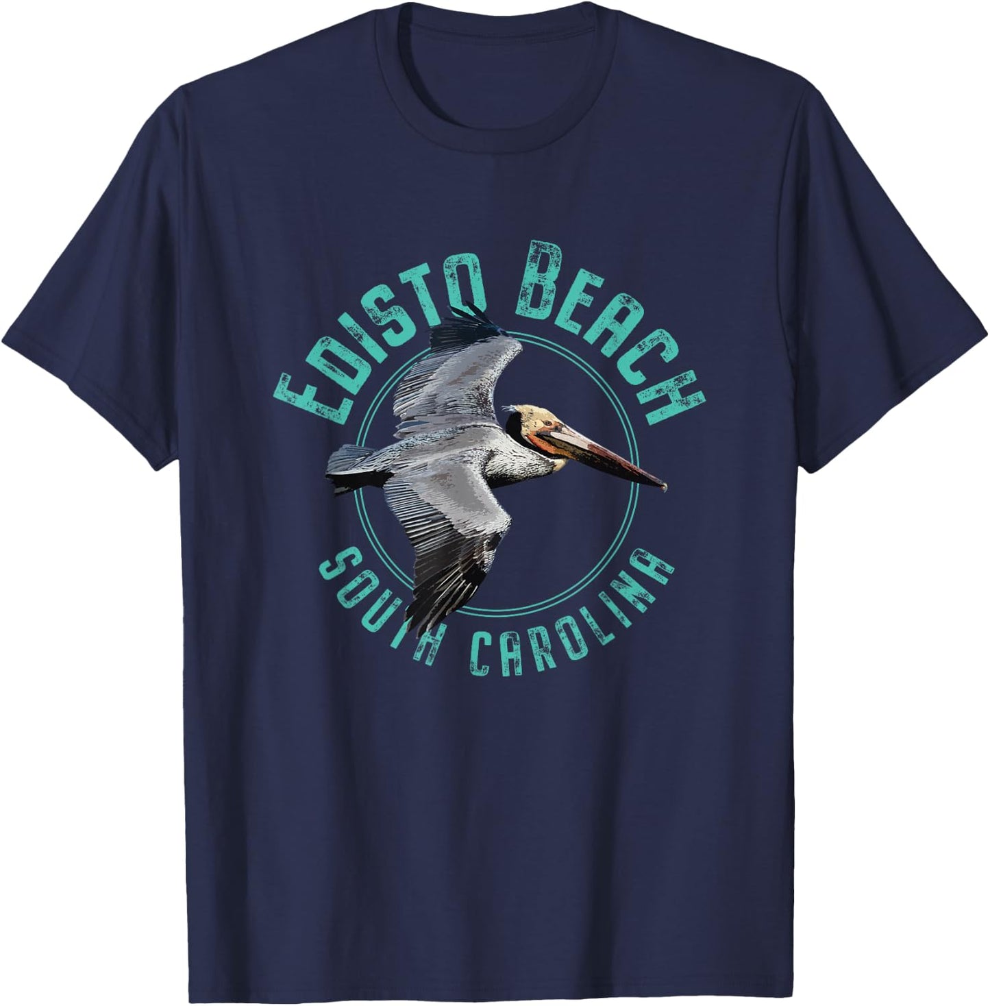 Edisto Beach South Carolina Women Girls Kids T-Shirt - T-Shirt | Navy