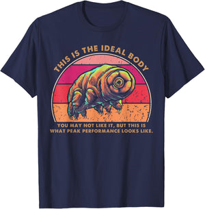 Ideal Body Funny Tardigrade Water Bear Moss Piglet T-Shirt - T-Shirt | Navy